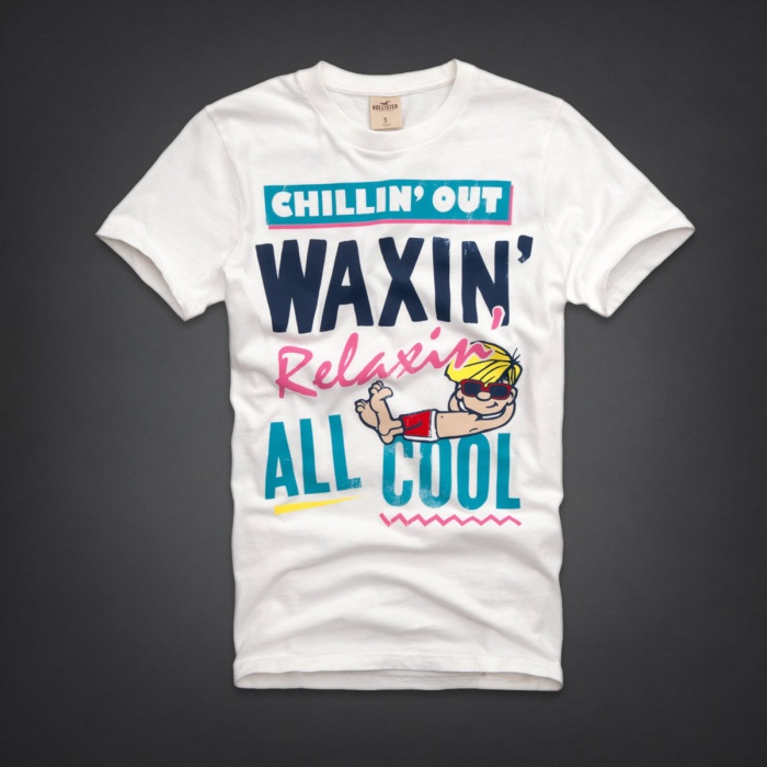 Hollister Hombres De Cuello Redondo Corto Remera HCO4079